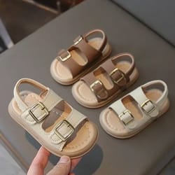 softstep kids sandals – breathable, non-slip beach shoes for toddlers and children