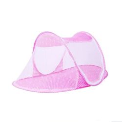 foldable baby travel bed with mosquito net – portable infant sleep nest for 0–3 years