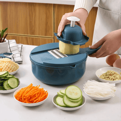 slicemate 9-in-1 multi-functional vegetable cutter & kitchen grater set