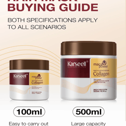 karseell collagen hair treatment mask – deep repair conditioner with argan oil for dry and damaged hair