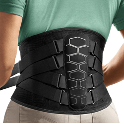 lower back brace for pain relief and lumbar support for herniated disc and sciatica