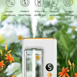 automatic car aroma diffuser with essential oil display – usb humidifier and air freshener for home and travel