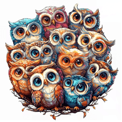 wooden animal jigsaw puzzle – unique dog puzzle gift for adults and kids