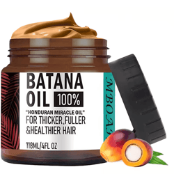 100 percent unrefined batana oil – deep hair conditioner for fuller, thicker, healthier hair