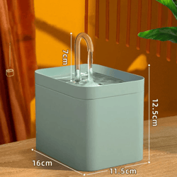 automatic cat water fountain with filter and silent pump for healthy hydration