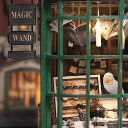 diy wooden dollhouse kit with furniture miniature craft set for adults and kids