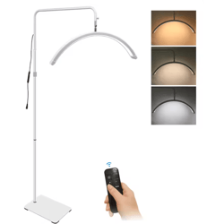 andoer hd m6x pro half moon fill light floor lamp 36w dimmable