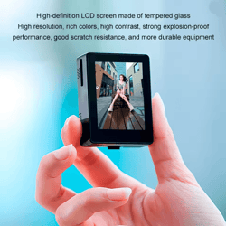 pocketselfie rear camera monitor for smartphones 4 inch display