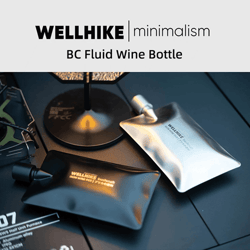 wellhike stainless steel 150ml travel hip flask portable wine bottle