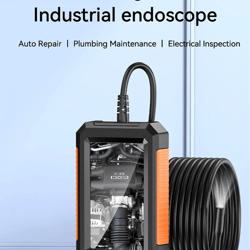 kerui industrial endoscope camera dual lens hd 1080p waterproof inspection borescope with led