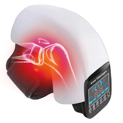 electric knee massager with infrared heat air pressure and vibration therapy