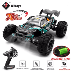 1 to 16 scale 4wd rc car with led lights high speed 70km/h drift monster truck