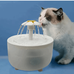 automatic cat water fountain with filter quiet usb electric pet dispenser