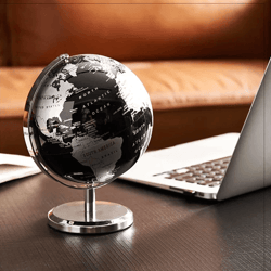 metal rotating globe educational desktop decoration for home and office