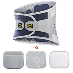 adjustable back brace support belt for lower back pain relief and lumbar support