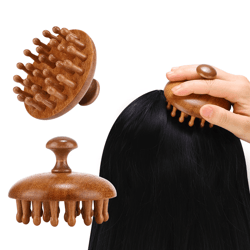sandalease wood therapy massage comb