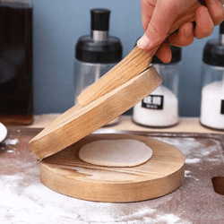 woodcraft dumpling & pastry press – easy dumpling wrapper maker