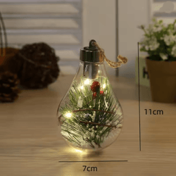 christmas led hanging bulb light