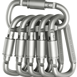 aluminum carabiner clip set