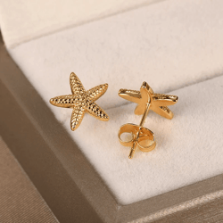 seacharm starfish stud earrings
