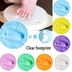 baby handprint and footprint clay