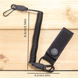 tactical elastic anti lost gear lanyard