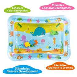 splashgrow baby water play mat inflatable tummy time activity pad