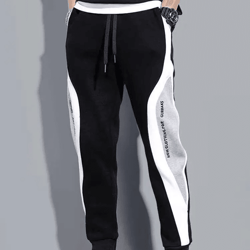 urbanflex mens black jogger pants hip hop casual sweatpants