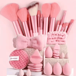 professional makeup brush set with soft brushes for beginners