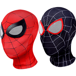 miles morales spider man cosplay mask for kids and adults