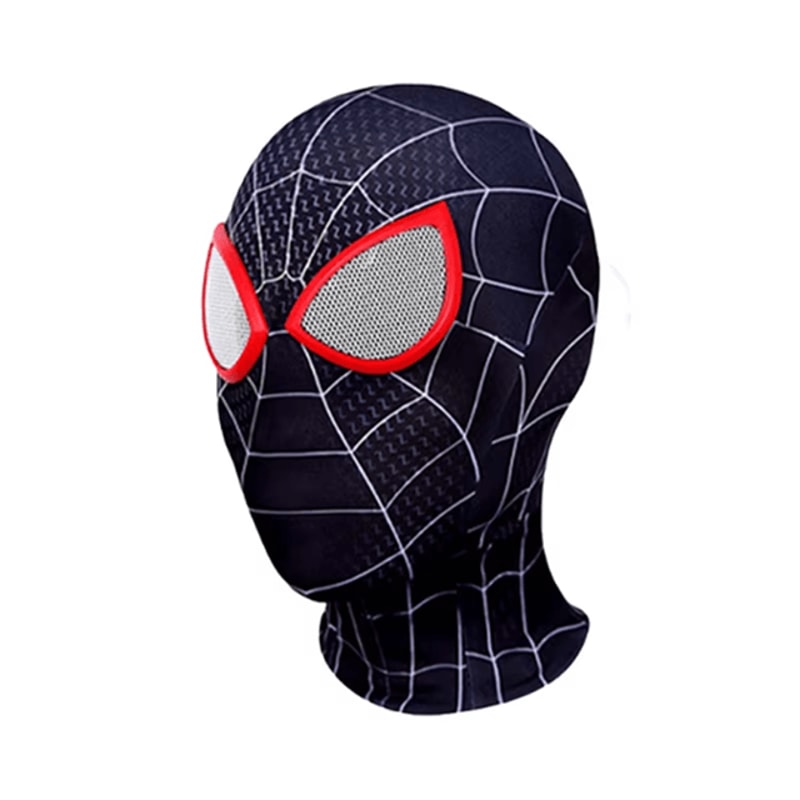 Miles Morales Spider Man Cosplay Mask For Kids And Adults 4