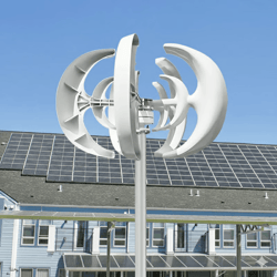 vertical wind turbine generator with mppt controller for home and farm energy