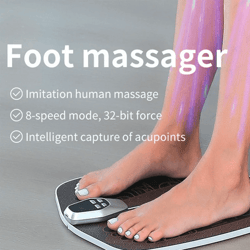 sootheflex ems foot massager pad boost circulation & relieve foot fatigue anywhere