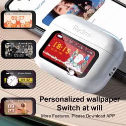 xiaomi tws bluetooth earbuds – hd stereo sound with lcd touch charging case