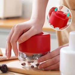 cherry and olive pitter tool – handheld seed remover and fruit corer for kitchen prep