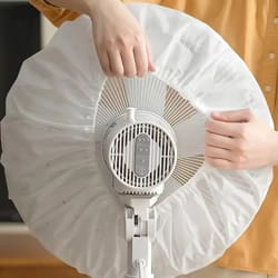 waterproof electric fan cover | dustproof round fan protector for home storage