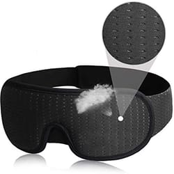 3d light block sleep mask ultra soft memory foam eye shade