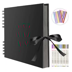 diy kraft scrapbook album – zk20 80-page memory book for wedding, anniversary & creative photo gifts