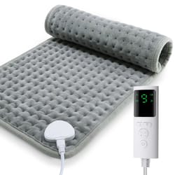 electric heating blanket pad – 22.83x11.42inch portable heated mat for bed, sofa & home winter warmth