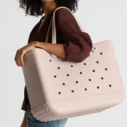 extra large waterproof beach tote bag – durable eva rubber picnic, travel, and shopping storage handbag