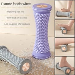foot massage roller ball for plantar fascia relief and muscle relaxation therapy