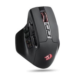 redragon m811 pro wireless mmo gaming mouse – 15 programmable buttons with rgb backlight & macro keys