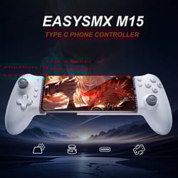 easysmx m15 mobile game controller – type-c hall effect mechanical gamepad for android, iphone 15/16 & cloud gaming