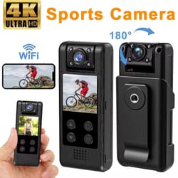 ultra hd 4k mini camera with wifi & night vision – portable digital body camcorder