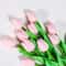 Artificial Tulip Bouquet Real Touch Fake Flowers For Home Wedding Party Decorations 135 Pcs 9