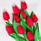 Artificial Tulip Bouquet Real Touch Fake Flowers For Home Wedding Party Decorations 135 Pcs 10