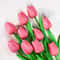 Artificial Tulip Bouquet Real Touch Fake Flowers For Home Wedding Party Decorations 135 Pcs 13