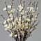 Elegant Artificial Plum Blossom Branch 2165inch Faux White Wintersweet Stem For Home Office Decor 0