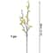 Elegant Artificial Plum Blossom Branch 2165inch Faux White Wintersweet Stem For Home Office Decor 10
