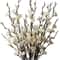 Elegant Artificial Plum Blossom Branch 2165inch Faux White Wintersweet Stem For Home Office Decor 4